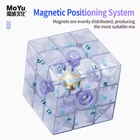 [Cube Crazy] MOYU Super RS3M 2022 Maglev Ball-Core Version 3x3 Magnetic Magic Cube Stickerless RS3 M