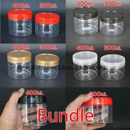 BORONG 70Pcs/Jar 300ml /Jar 400ml /balang kuih / Bekas Kuih / Bekas rempah Cookie Jar Plastik Kosong Biskut