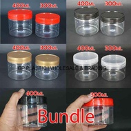 BORONG! 70Pcs/Jar 300ml /Jar 400ml /balang kuih / Bekas Kuih / Bekas rempah Cookie Jar Plastik Koson