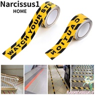 NARCISSUS Hazard Warning Tape Durable Marking Barrier Floor Tape