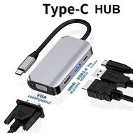 USB C Type c to HDMI-compatible 4K Adapter VGA USB3.0 video Converter PD 100W Fast charger for Macbook pro Samsung s9 s10