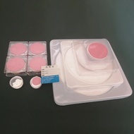 25pcs/lot 40/47/50mm Glass Fiber Filter Glass Fibre Microporous Filter Membrane Air Smoke Dust Air S