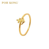 POH KONG 916/22K Gold Anchor Ring