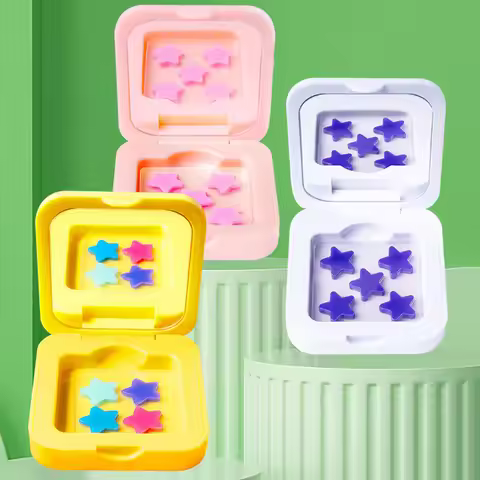 New 25Pcs Yellow Star Pimple Patches Hydrocolloid Acne Patch Pimple Removal Patches Makeup Mirror St