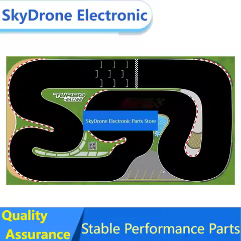 SkyDEl180x80cm 120*80cm 160x90cm Turbo Racing 1/76 RC Car Rubber Mat Portable For Table Racing Car M