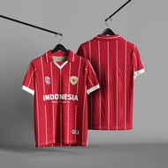 MERAH DOC Apparel Vintage Jersey Indonesian National Team V8 Red Dryfit Milano Oversize Cool Fit Tec