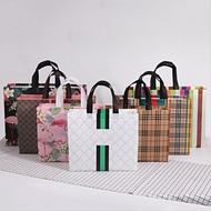 List 1 (1pcs) Non Woven Bag / Shopping Woven Bag / Gift Bag / Tote Bag / Food Delivery Bag / Go Gree
