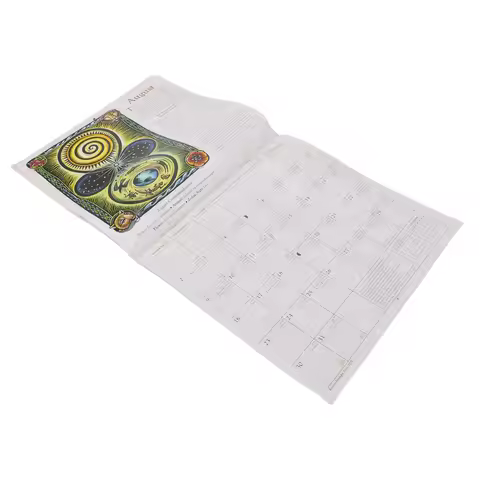 2026 Witches Calendar Coated Paper Astrological Witches Planner Calendar with Spells Rituals Moon Ph
