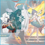 Honkai Star Rail Yunli Jiao Qiu Firefly Acheron Cosplay Summer T-Shirt - Comfortable Short Sleeve To