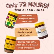 PEANUT BUTTER HOMEMADE HALAL MUSLIM PRODUK DIET SIHAT CHOCOLATE SPREAD BLACK FOREST