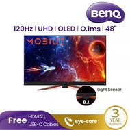 BenQ MOBIUZ EX480UZ OLED 4K 48 inch 0.1ms 120Hz 16:9 HDR Gaming Monitor with AMD FreeSync