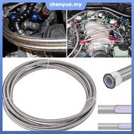 1m 6AN Fuel Line Hose AN6 5/16" Stainless Steel Braided Fuel Hose CPE Oil Gas Cooler Hose SHOPSBC307