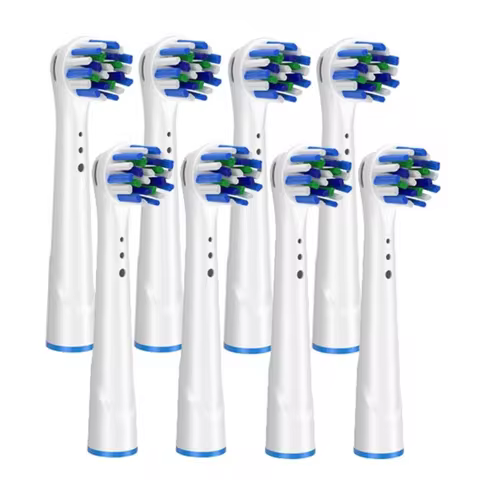Replacement Brush Head Cross Action Multi Angle Deep Clean Teeth Refills for Oral B Electric Toothbr