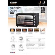 KHIND 100L ELECTRIC OVEN with 4 Stage Switch for Heating & Function OT100 OT-100/E