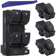 3 Pcs Passenger Window Switches & Driver Side Power Window Switch, Fit for 07-13 Chevy Silverado/GMC