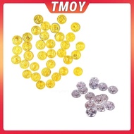 TMOY 50pcs Pirate gold Coins fake gold Halloween Christmas decorations for home kids TMOY