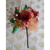 Artificial Dip Flower / Bunga Dip - Exclusive design crystal like Bunga Hiasan untuk dulang hantaran