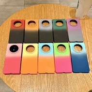 For Honor Magic V6 V3 V5 V 5 Case Skin Feeling Gradient PC Hard Flip Phone Cover Casing For Honor Ma