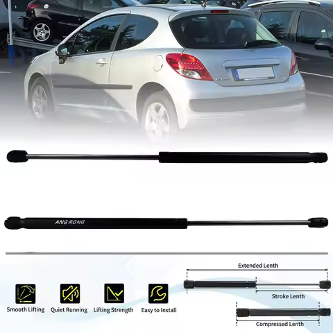 Rear Tailgate Boot Gas Struts Support For Peugeot 207 Hatchback WA WC 2006-2013