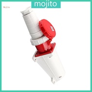 Mojito Practical 63A 3 Phase Waterproof Plugs and Socket 5 Pin Designs IP67 Protective 415V Industri