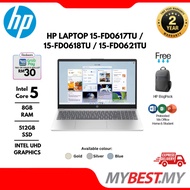 [New] HP Laptop 15-fd0617TU / 15-fd0618TU / 15-fd0621TU ( 15.6'' FHD Intel® Core™ i5-1334U, 512GB SS