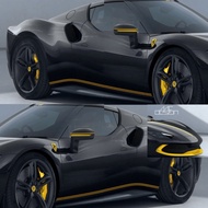 Ferrari 296 GTB GTS Modified Accessories SF90 Hood Car Sticker Sports Decorative Parallel Line Garla