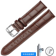 Seiko Seiko Strap Genuine Leather No. 5 Water Ghost Canned Abalone Cocktail Original Factory Butterfly Clasp Watch Chain