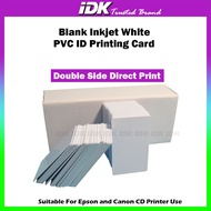 Inkjet White PCV ID Card ( Blank ) Direct Double Side Print