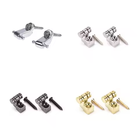New Arrival 2Pcs Roller String Retainers Mounting Tree Guide for Electric Guitar 5Styles