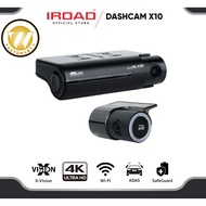 【IROAD X10】 Front &amp; Rear 4K UHD Dashcam Car Recorder Night Vision ADAS WI-FI Connection with Apps