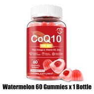 Softher Coq10 วิตามิน กัมมี่ Coenzyme Q10 Gummies อาหารเสริม for หัวใจ สุขภาพ Boost ภูมิคุ้มกัน และ