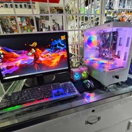 THE BAST gaming PC office RAYZEN 5500 RAM 16GB RX 480 GPU8GB water cooler