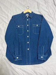 【Benzak Denim Developers】日本藍染帆布襯衫9oz