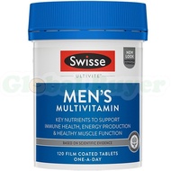 Swisse Men's Ultivite Multivitamin 120 Tablets