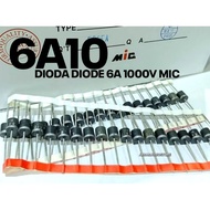 DIODE 6A 6A10 DIODE 6A 1000V SOLAR PANEL DIODE 6A 1000VOLT