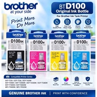 Brother BT-D100 Original Ink | Black 108ml | C/M/Y 48.8ml | Ink Tank Printer