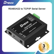 DTECH Serial Port To Ethernet Converter 1 Adapter RS422 RS485 TCP IP Equipment Server Support DHCP D