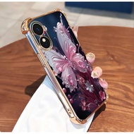 For OPPO A17 OPPO A17K OPPO CPH2477 OPPO CPH2471 Casing Light Butterfly Anti Fall Protection Shockpr