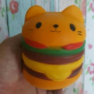 Squisy Squishy Burger Kitty Cute Kids Toys