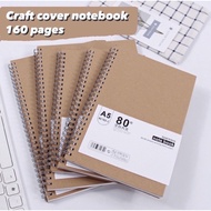 Transparent Notebook Journal Matte Cover Book Craft Cover Notebook Buku Nota A5 B5