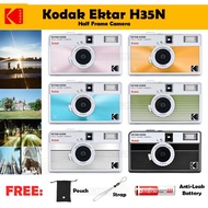 Kodak Ektar H35N Half Frame Camera Use 35mm Film + FREE Battery