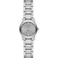 BURBERRY Grey Dial Stainless Steel Watch 經典款手錶 幾何圖型設計 女錶 不銹鋼手錶