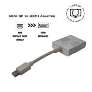 USED Mini Display Port (DP) Male Connector to HDMI Female Connector Converter Adapter Display