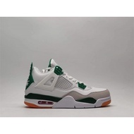 [Ready Stock Free Shipping]Ready stock Air  4 jar4 pine green basketball shoes men ruing shoes ck663