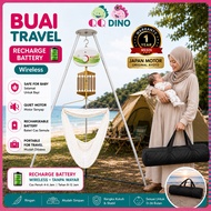 Set lipat travel battery mesin COMPACT Baby Cradle Tripod Spring Cot Manual or Auto Buai Travel Rech