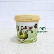 Collins Dip Glaze Matcha Green Tea (1 Kg) | Donut Topping | Donut Topping HALAL - GREEN TEA MATCHA/