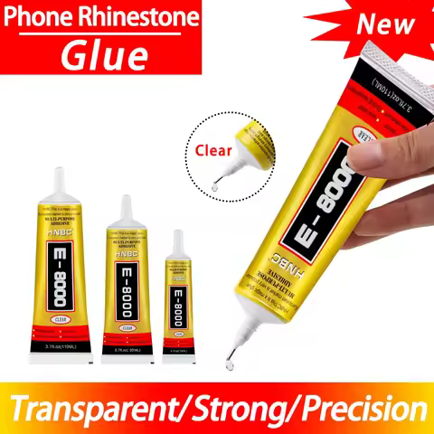 15/25/50/110ML Waterproof Clear E8000 Glue Phone Repair Fabric Wood Scrapbooking Contact Adhesive E-