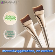 AARON1 Liquid Foundation Brush, Dense Bristle Ultra-thin Tail Crescent Makeup Brush, Portable Skin-f