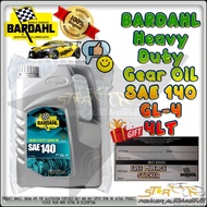 BARDAHL Monograde Heavy Duty Gear Oil SAE 140 GL-4 GL4 4L 4LT