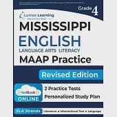 Grade 4 English Language Arts Literacy (ELA) Practice Workbook and Full-length Online Assessments: MAAP Study Guide